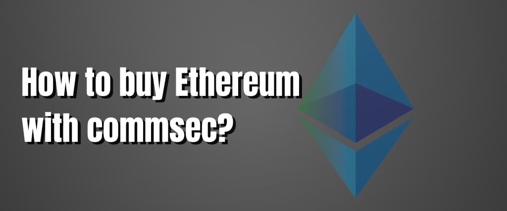 How to buy Ethereum with commsec